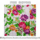 Indian Cotton Handmade Couch Kantha Cushion Cover Sofa Pillow Shams Case 610