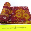 Vintage Kantha Quilt Paisley Bedding Bedding Antique Throw Indian Bedspread 888