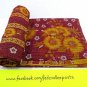 Vintage Kantha Quilt Paisley Bedding Bedding Antique Throw Indian Bedspread 888