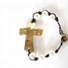 Cross Toggle Bracelet