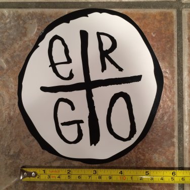 ERGO Clothing Sticker Decal Pants Cross Jacket Snowboard Mens Skateboard Surf Womens 5