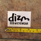 DIZM Eyewear Sticker Decal - White - Surf Sunglasses Goggles Snowboard Skate Eco 2