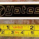 Small Yates Sticker Decal Rock Black Climbing Shoes Holds Cams Ropes Carabiners 1
