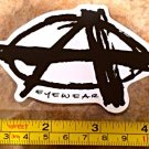 5" Anarchy Eyewear Sticker Decal Sunglasses Goggles Snowboard Skate Surf Ski
