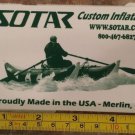 5" SOTAR Whitewater Sticker Decal Green Kayak Canoe SUP Surf Whitewater Rafting