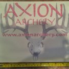 10" Axion Archery Sticker Decal Red Bow Hunting Deer Camping Tools