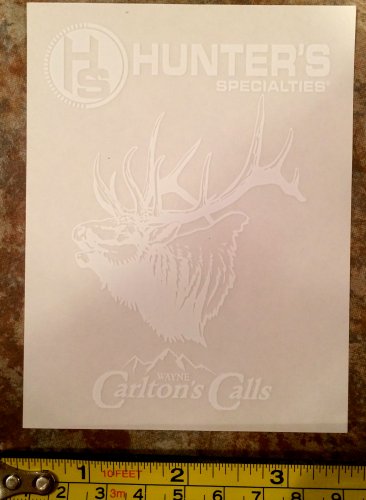 Hunters Specialties Sticker Decal Wayne Carlton's Calls Bow Hunting Elk