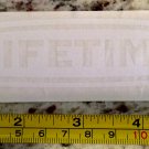 Lifetime Kayaks Sticker Decal White Kayak Canoe SUP Surf Whitewater Rafting