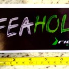8" Rider Sandals Sticker Decal Lifeaholic Surf Skate Snowboard Ski Beach 3