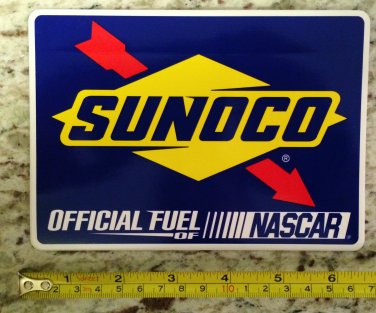 6" Sunoco Fuel Racing Contigency Decal Bumper Sticker NHRA SCCA NASCAR GASSER