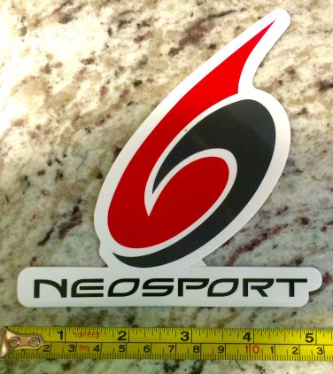 5" Neosport Wetsuits Sticker Decal Wakboard Surf Wet Suit SUP Kayak Neo Sport