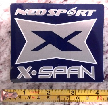Neosport Wetsuits Sticker Decal Wakboard X Span Surf Wet Suit SUP Kayak Neo Sport