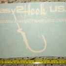 11" Easy2Hook USA Fishing Sticker Decal Catch And Release Bass Fly Rod Reel Line