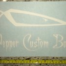 12" Pepper Custom Baits Fishing Sticker Decal Catch And Release Bass Fly Rod Reel Line