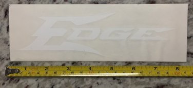 8" Edge Tactical Eyewear Sticker White Gear Decal Navigation Stocks Guns Rifle