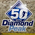 Diamond Peak Sticker XL Mountain Ski Resort 9X9 Decal Snowboard Nevada