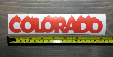 Colorado Sticker Decal DIE CUT Mountain Ski Resort Snowboard Colorado Flag