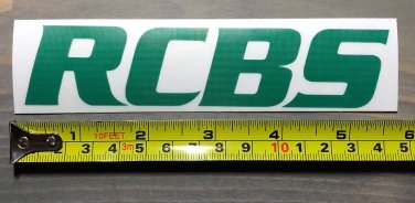 RCBS Ammo Sticker Decal 5.5" DIE CUT Ammunition Hunting Tactical Bullets XO
