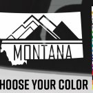 Montana Sticker Decal 5" Get Lost Glacier National Park Big Sky Die Cut XO