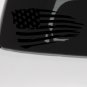 USA Tattered Flag Sticker Decal US Distressed 8.5" American Tactical White Red XO