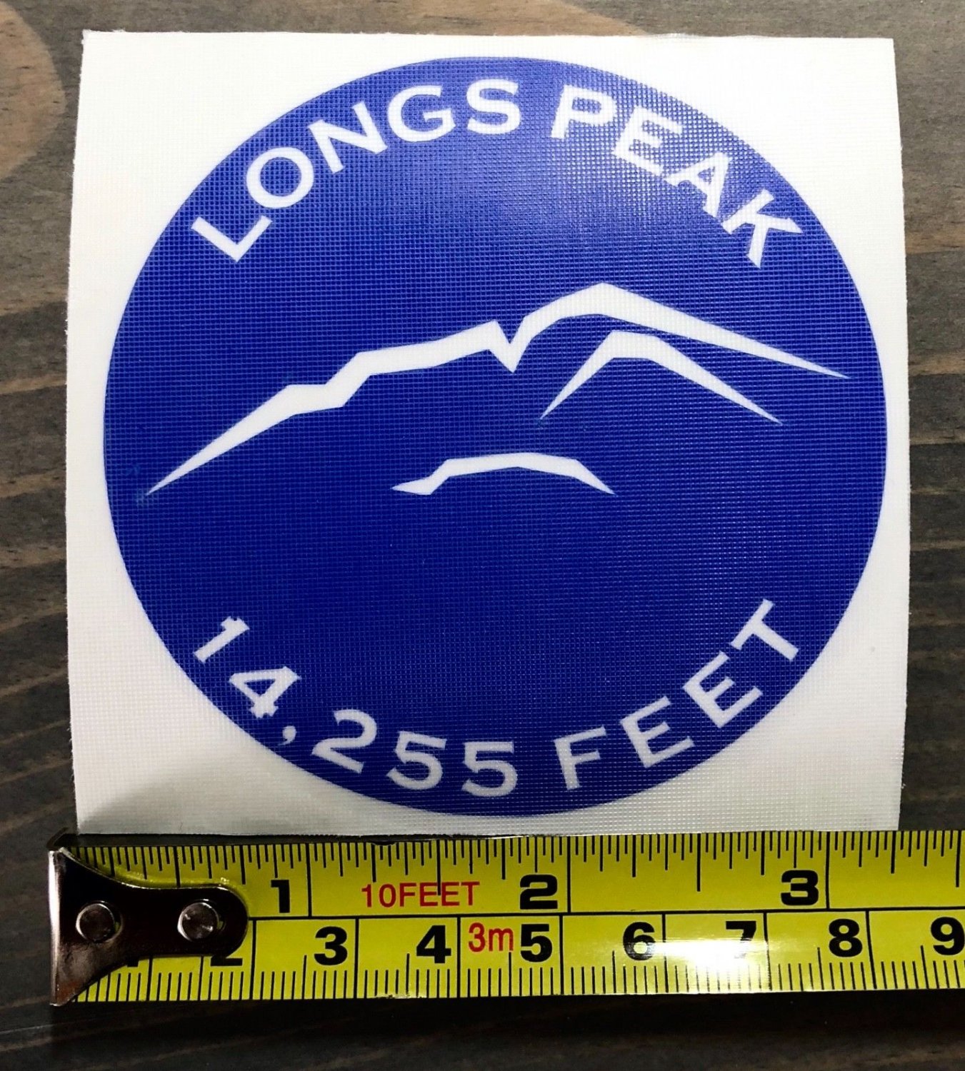 Longs Peak Sticker 3" Decal 14er 14ers Die Cut Colorado Red White Black XO