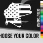 Bass US Flag Sticker 5" USA American Largemouth Fishing Berkley Penn Decal XO