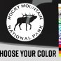 Rocky Mountain Sticker Decal National Park DIE CUT 3.5" Elk Colorado  XO