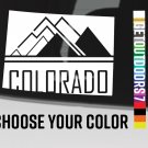 Colorado Sticker Decal 4" 14er 14ers Die Cut Colorado Mountains Vail Aspen XO