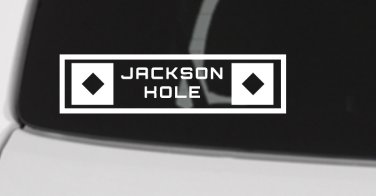 Jackson Hole Sticker 5" Wyoming Mountain Ski Snowboard Decal XO