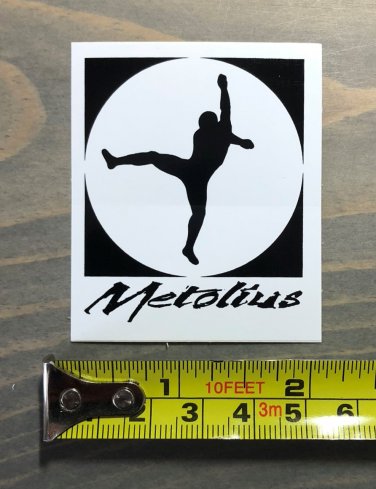 Metolius Ropes Sticker Decal Rock Climbing Holds Cams Chalk Carabiner Black