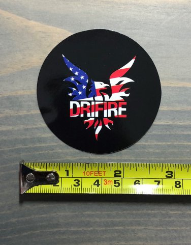DriFire Sticker Tactical Apparrel USA Flag Flame Resistant Gear Decal Guns Rifle