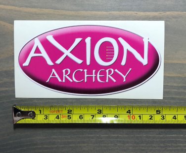 Axion Archery Sticker Decal Pink Bow Hunting Deer Camping Tools