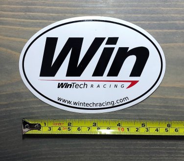 Wintech Racing Sticker Decal Canoe Fishing Hunting Camping