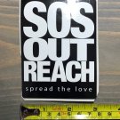 SOS Outreach Sticker Decal Love Snowboard Ski Mountain Climbing Hiking Colorado 2