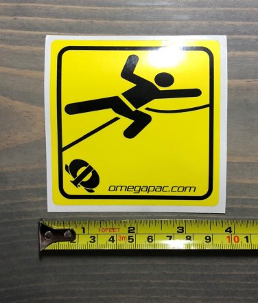 4" Omega Pacific Sticker Decal Climbing Gear Hiking Carabiner Ice Tool Cams Ropes