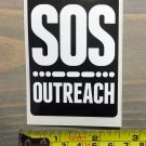 2" SOS Outreach Sticker Decal Snowboard Ski Mountain Climbing Hiking Colorado 2