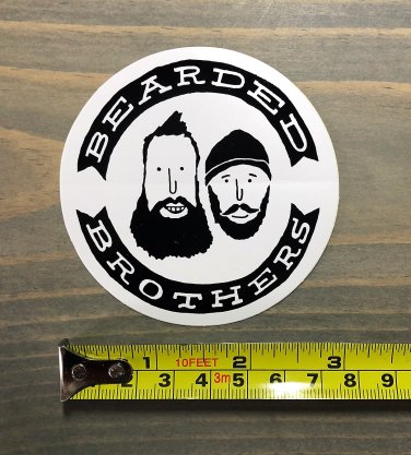 Bearded Brothers Energy Bars Sticker Decal Hiking Backpacking