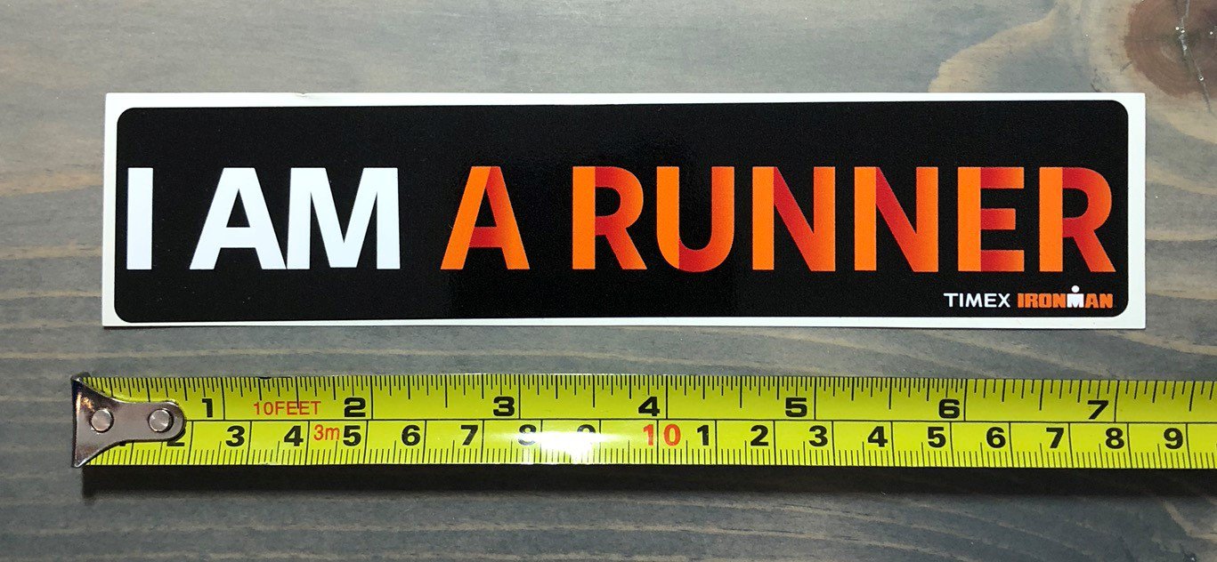 Ironman Timex Sticker Watches Decal 26.2 13.1 Marathon Running I AM A RUNNER Half