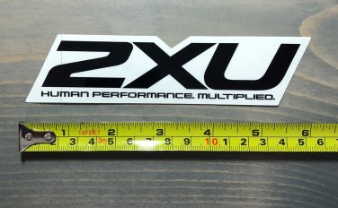 2XU Sticker Decal Compression Clothing Black Running Socks Fitness