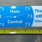 10" ICOM Sticker Decal Ham Radio Blue Automotive Operator