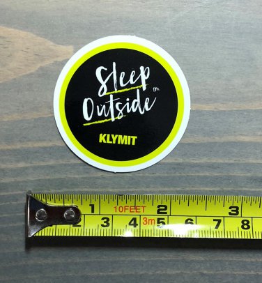 Klymit Sticker Decal Climbing Backpacking Outside Sleeping Pad Bag Bags Camping Hiking