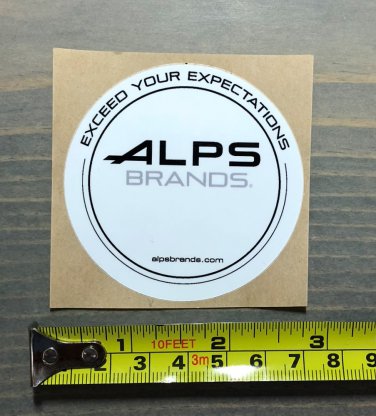 3" Alps Mountaineering Sticker Decal Tent Sleeping Bag Air Pad Hiking Climbing Ice