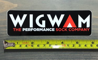 Wigwam Socks Sticker Decal Ski Snowboard Hiking Hat Gloves Kids Wool