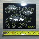 Turtle Fur Sticker 3 Pack Black Decal Ski Snowboard Camping Beanie Hat Glove