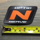 3" Optic Nerve Goggles Snowboard Sticker Orange Decal Boots Ski Sunglasses