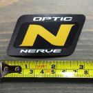 3" Optic Nerve Goggles Snowboard Sticker Yellow Decal Boots Ski Sunglasses