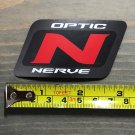 3" Optic Nerve Goggles Snowboard Sticker Red Decal Boots Ski Sunglasses
