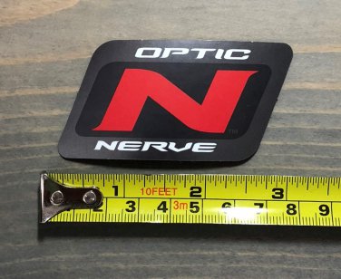 3" Optic Nerve Goggles Snowboard Sticker Red Decal Boots Ski Sunglasses