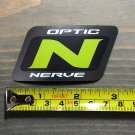 3" Optic Nerve Goggles Snowboard Sticker Green Decal Boots Ski Sunglasses