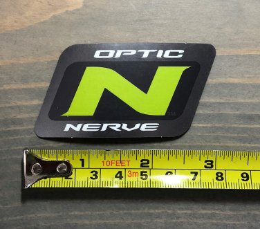 3" Optic Nerve Goggles Snowboard Sticker Green Decal Boots Ski Sunglasses